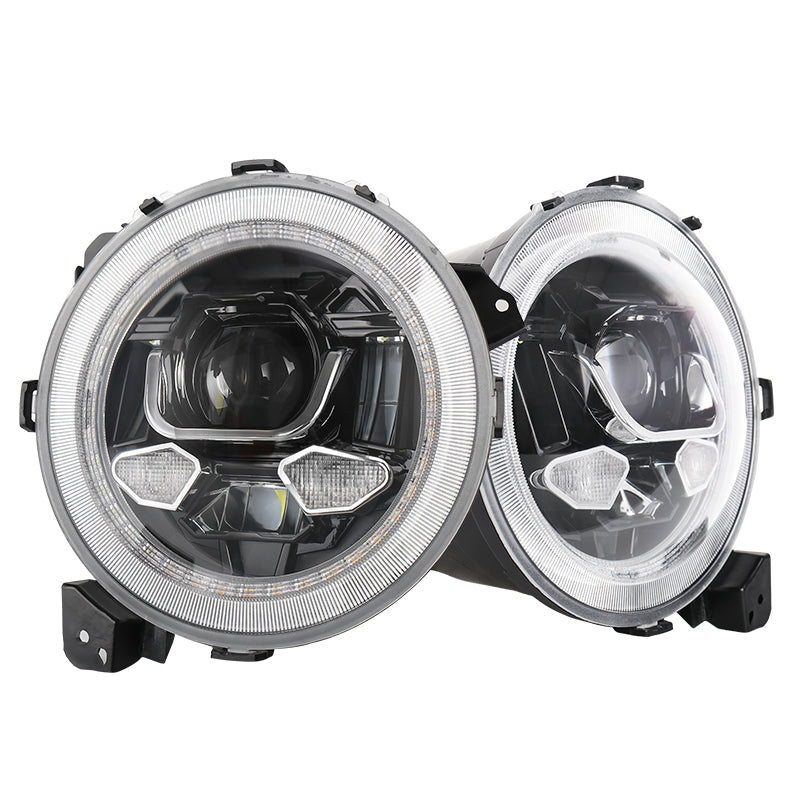 OVOVS JL 9 Inch LED Headlight With High Low Beam Welcome Light