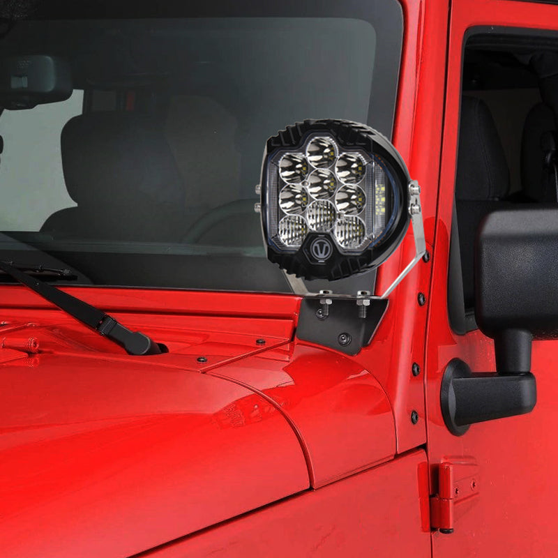 OVOVS Clear Lens 90W LED Off Road Driving Light For 4x4 Off-Road Vehicle