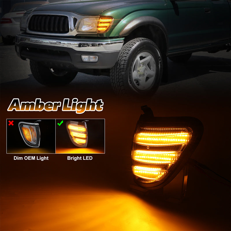 OVOVS LED Corner Side Marker Light for 2001-2004 Toyota Tacoma Pickup