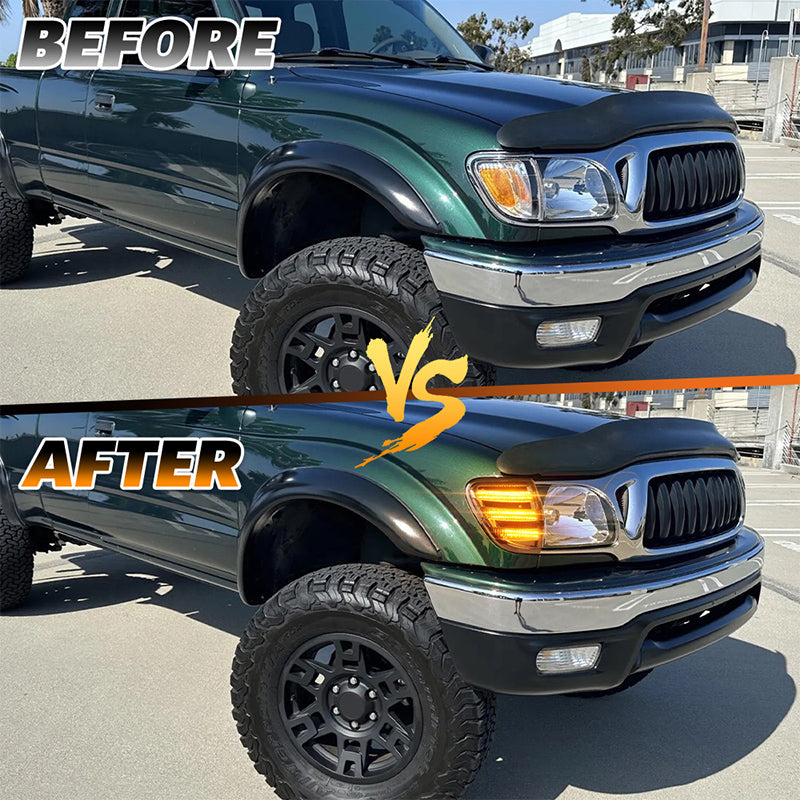 OVOVS LED Corner Side Marker Light for 2001-2004 Toyota Tacoma Pickup