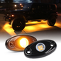 OVOVS 9W White LED Rock Lights For Truck Pickups Cars ATV UTV SUV