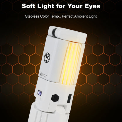 OVOVS Portable Telescopic Camping Light with Dimmable Tent Lamps Outdoor Work Lights for Hiking Camping Home Emergency