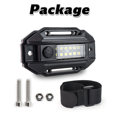 OVOVS UTV LED Dome Lights Roll Bar White Reading Light with Green Indicator for Polaris RZR Can-Am