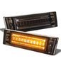 OVOVS Smoked Lens Fender Amber Side Marker Light For 1981-1991 Chevy C10/20/30 GMC C1500/2500 Suburban