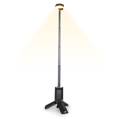 OVOVS Outdoor Telescopic Camping Lantern Dimmable Light with Stepless Color Temperature 180° Rotatable for Camping Hiking