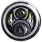 OVOVS 7 Inch Round Motorcycle Headlight With High Low Beam For Honda CB400 CB750