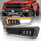 OVOVS Raptor Fog Lights with Sequential Amber Turn Signal DRL For 2017-2020 Gen 2 Ford F150 Raptor