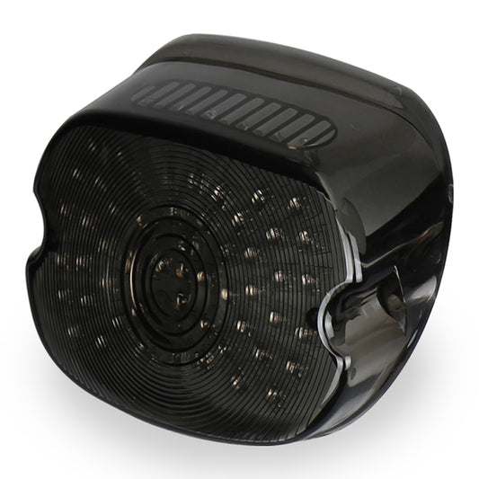 OVOVS LED Brake Turn Signal Rear Light Low Profile Smoked Taillights for Harley Dyna Sportster