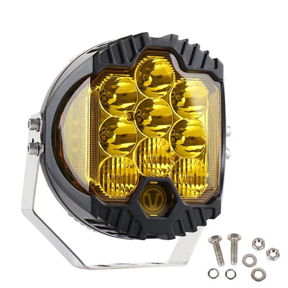 OVOVS 7 Inch Yellow Lens LED Wrok Light 90W Bright LED Assembly