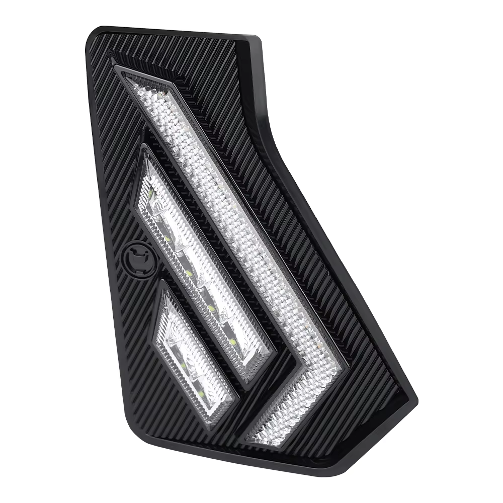 OVOVS Front Driving Light with White DRL Sequential Turn Signal Fog Daytime Running Light for 2024-2026 Toyota Tacoma Gen 4