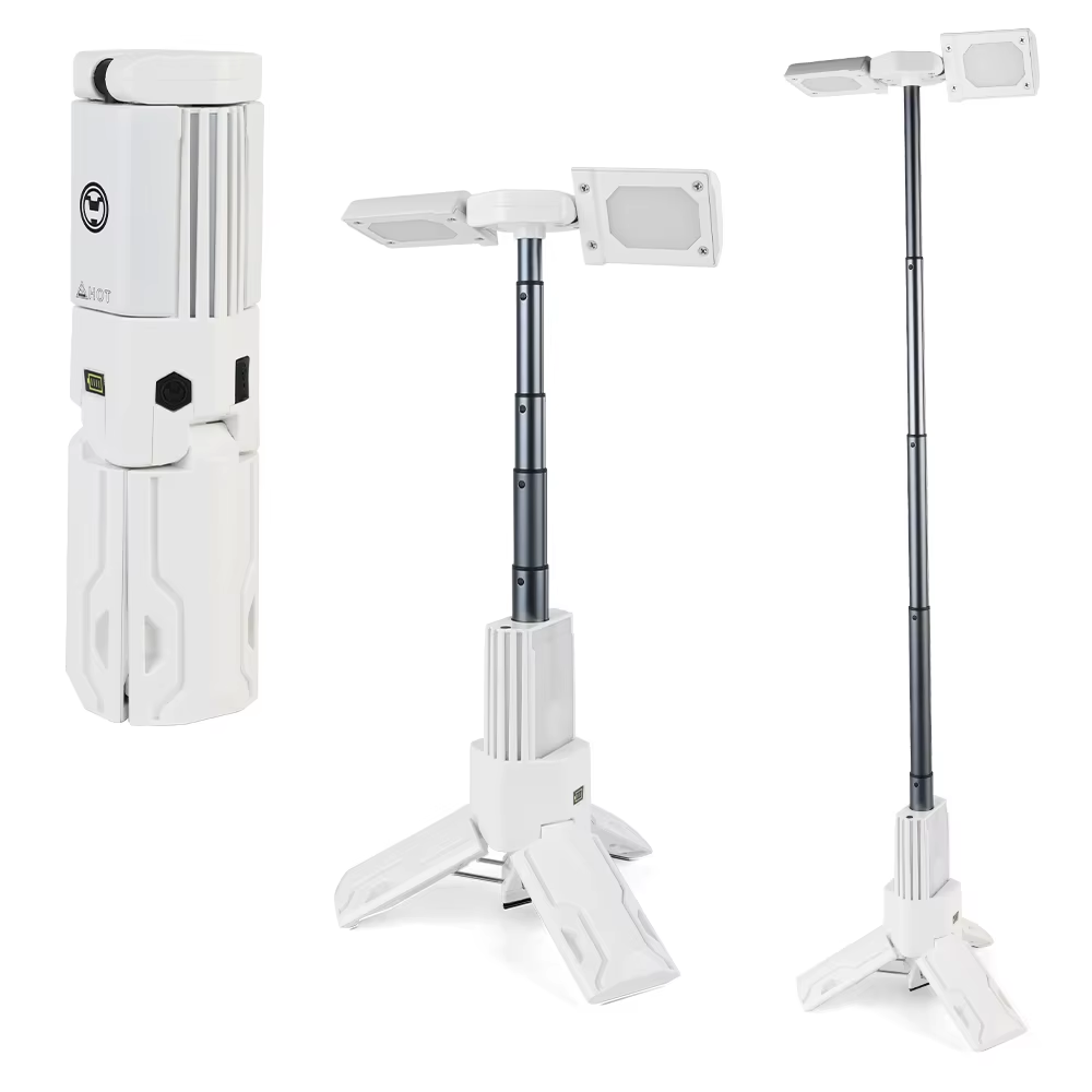 OVOVS Portable Telescopic Camping Light with Dimmable Tent Lamps Outdoor Work Lights for Hiking Camping Home Emergency