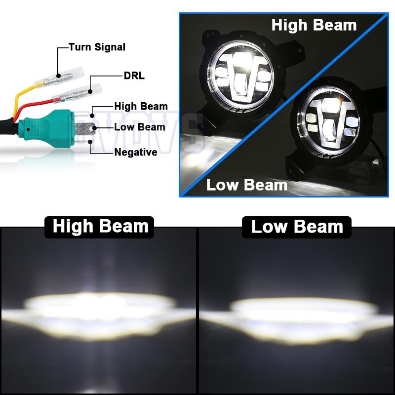 9 Inch LED Headlight  9寸V1850(图4)