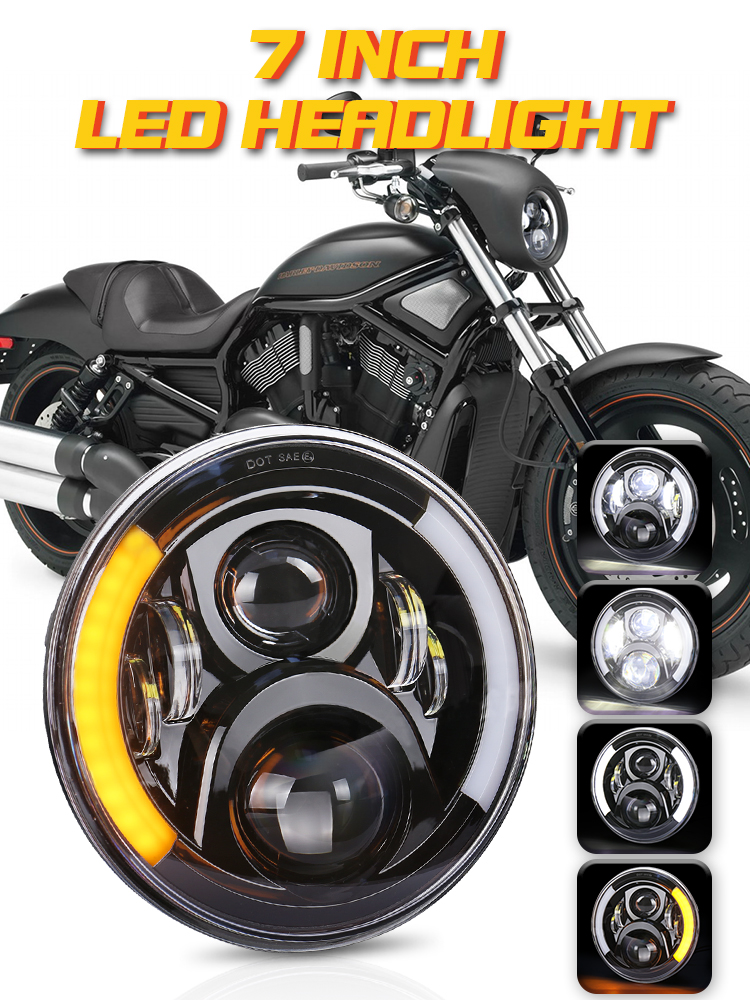 7 Inch LED Headlight  For Harley OL-1440R2M(图3)