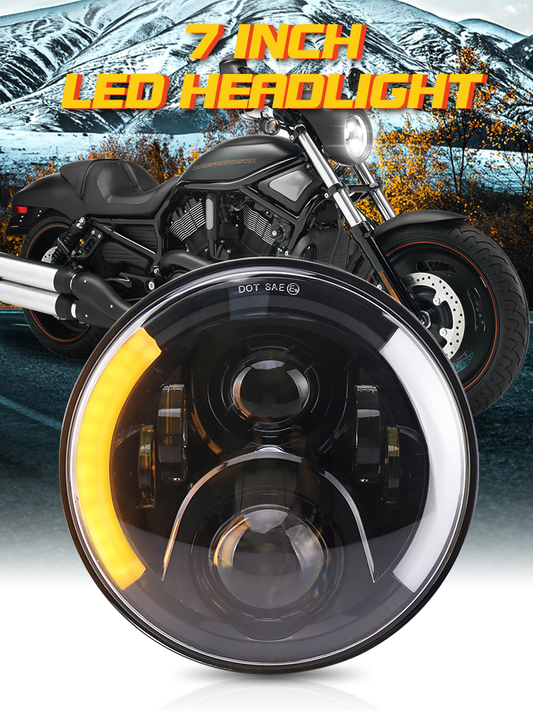 7 Inch LED Headlight  For Harley OL-1440R2M(图4)