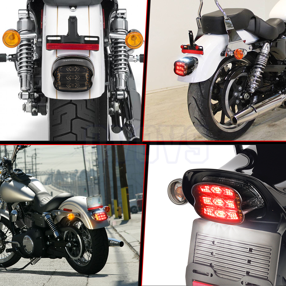 LED Tail Light with Turn Signal for Harley  OL-22HT01(图4)