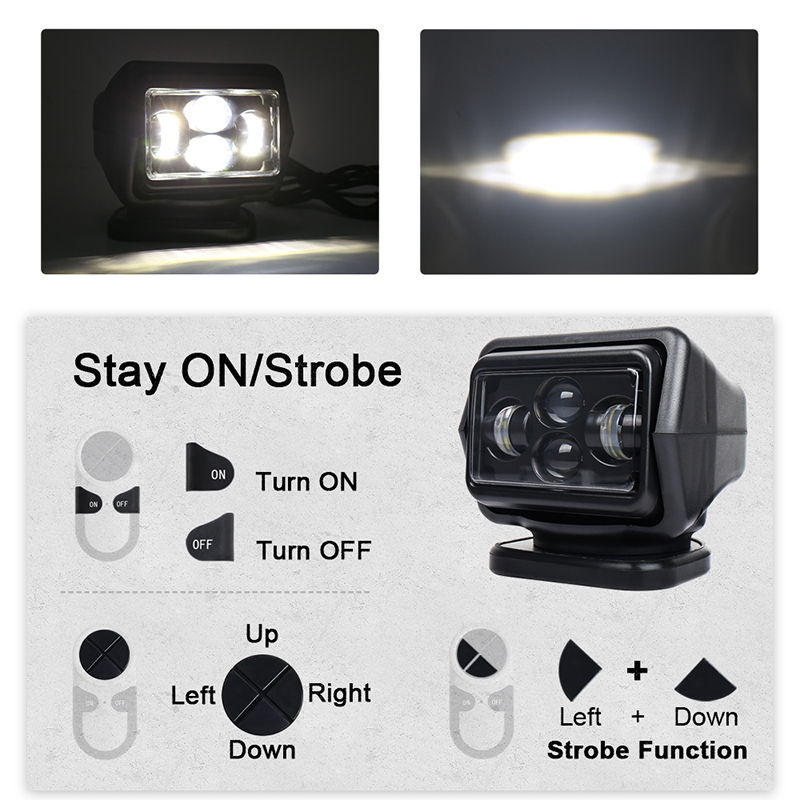 Remote Control Led Search Light OL-SS60S(图1)