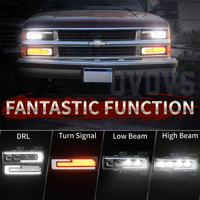  Chevy LED Headlights With Turn Signal    OL-21PH01+21PT01(图4)