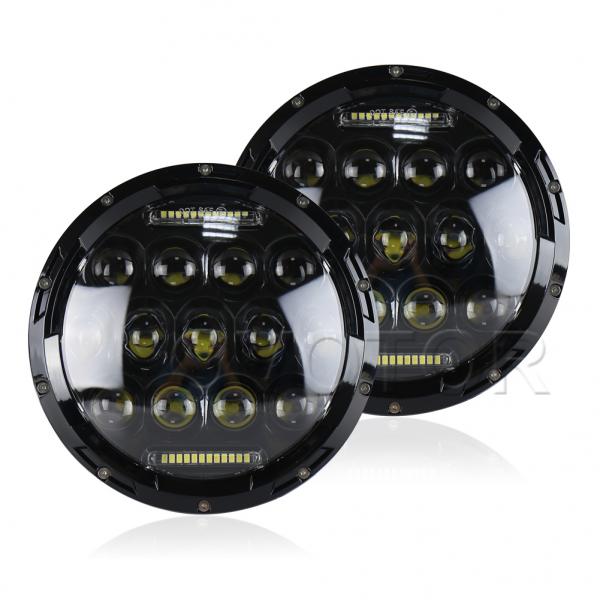 75W Led Headlight with DRL For